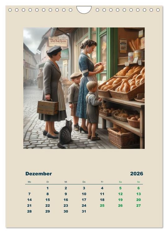 Produktbild: Gute alte Zeit der sechziger Jahre (Wandkalender 2026 DIN A4 hoch), CALVENDO Monatskalender