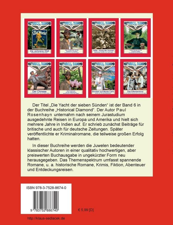 Produktbild: Die Yacht der sieben S&uuml;nden