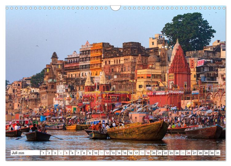 Produktbild: Faszination Indien (Wandkalender 2026 DIN A3 quer), CALVENDO Monatskalender