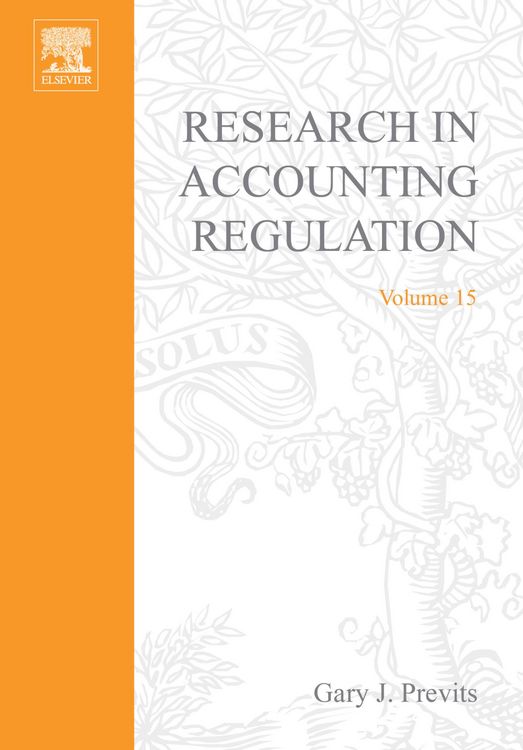 Produktbild: Research in Accounting Regulation