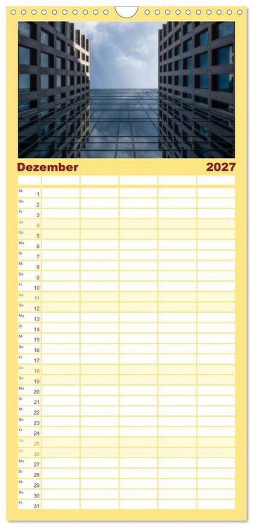 Produktbild: Familienplaner 2027 - Rotterdam - Die heimliche Hauptstadt der Niederlande mit 5 Spalten (Wandkalender, 21 x 45 cm) CALVENDO
