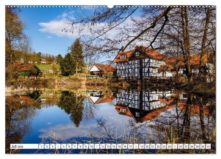Produktbild: Mein sch&ouml;nes Herleshausen (hochwertiger Premium Wandkalender 2026 DIN A2 quer), Kunstdruck in Hochglanz