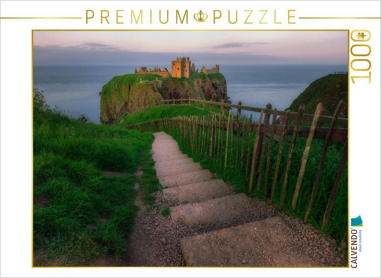 Produktbild: CALVENDO Puzzle Burg Dunnottar | 1000 Teile Lege-Gr&ouml;&szlig;e 64x48cm Foto-Puzzle f&uuml;r gl&uuml;ckliche Stunden