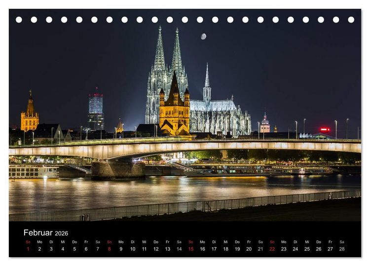 Produktbild: K&ouml;lner - Blickwinkel (Tischkalender 2026 DIN A5 quer), CALVENDO Monatskalender