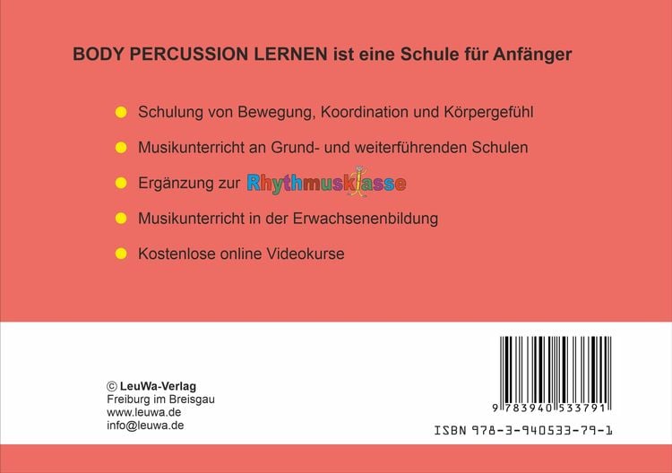 Produktbild: Body Percussion lernen