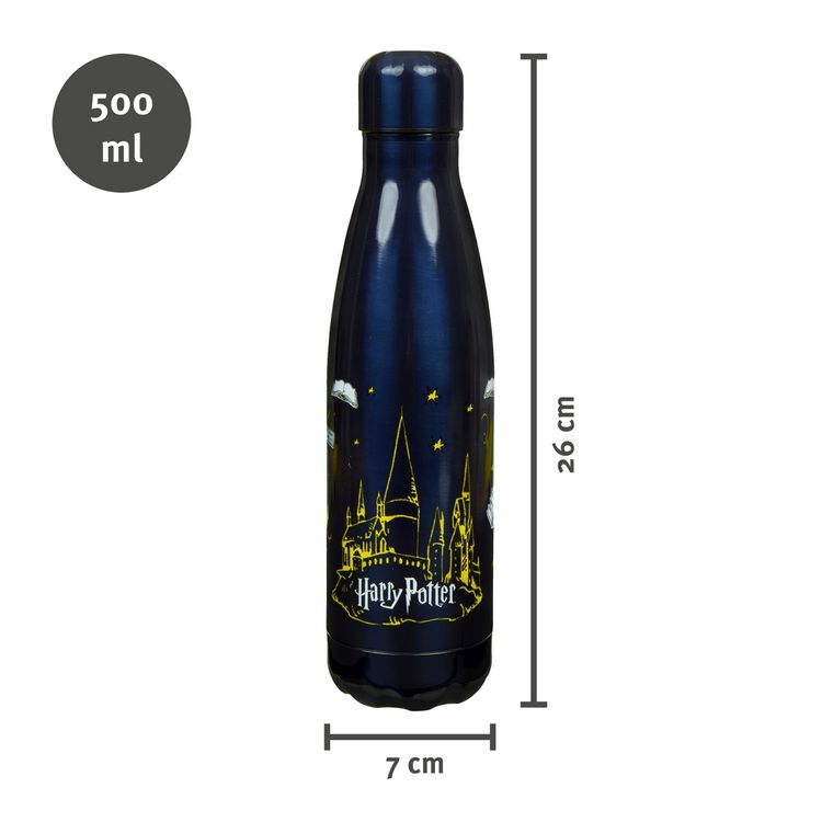Produktbild: Undercover Isolierflasche Doppelwandige Edelstahl Isolierflasche 500ml, Harry Potter, Auslaufsicher
