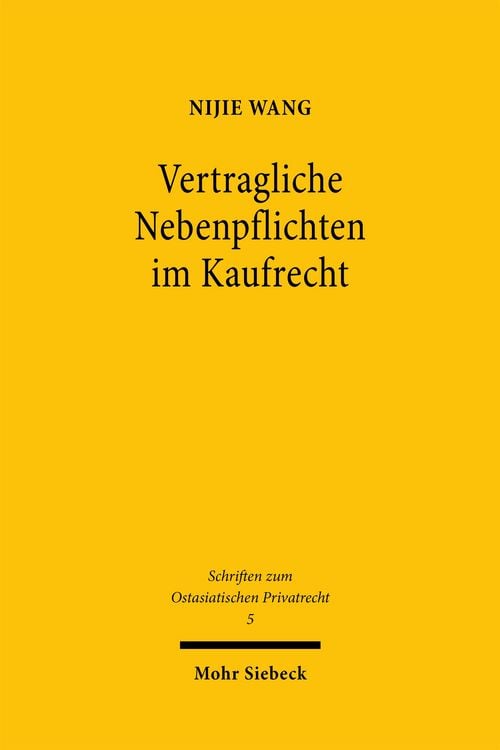 Produktbild: Vertragliche Nebenpflichten im Kaufrecht