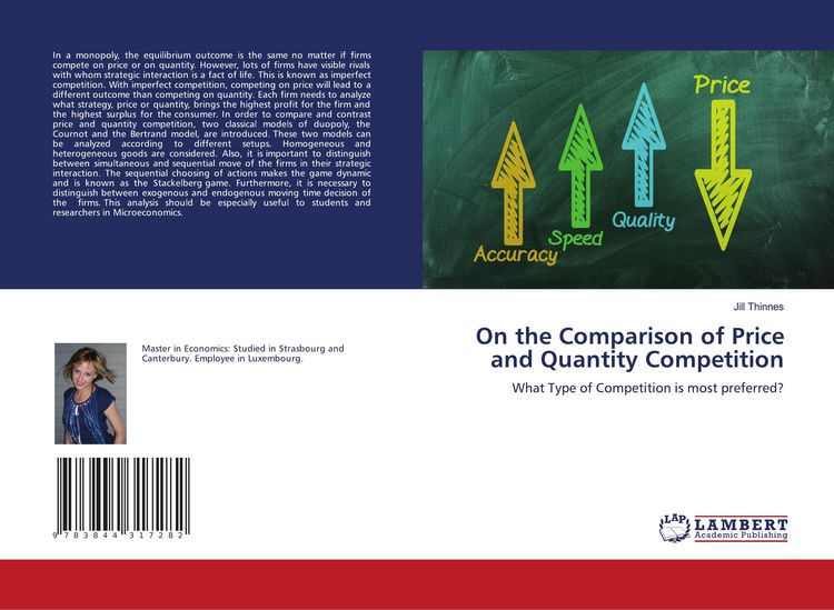 Produktbild: On the Comparison of Price and Quantity Competition
