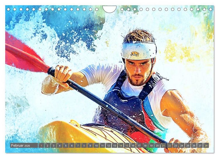 Produktbild: Kunst des Sports (Wandkalender 2026 DIN A4 quer), CALVENDO Monatskalender