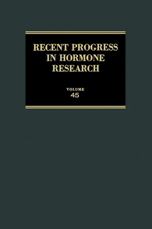Produktbild: Recent Progress in Hormone Research
