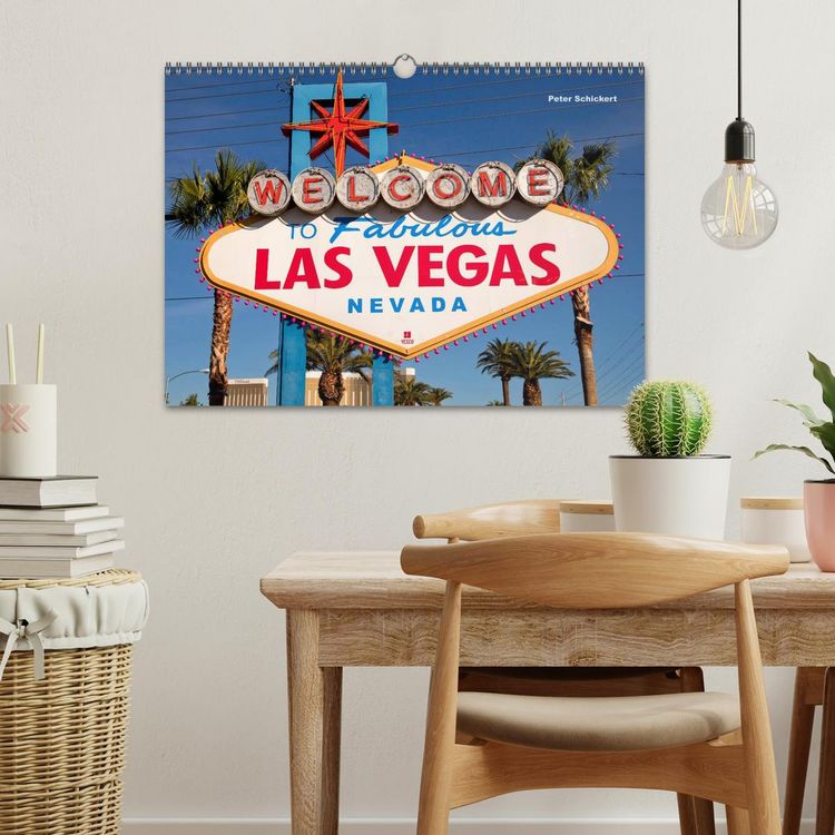 Produktbild: Las Vegas (Wandkalender 2026 DIN A3 quer), CALVENDO Monatskalender