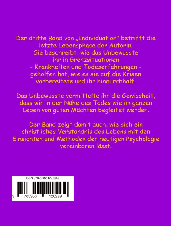 Produktbild: Individuation: Ende des Lebens