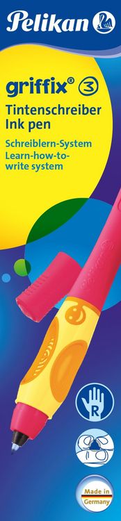 Produktbild: Pelikan Tintenschreiber Griffix&reg; f&uuml;r Rechtsh&auml;nder, Cherry (Rot)