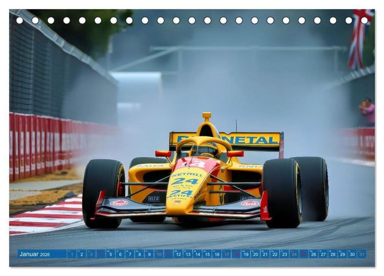 Produktbild: Formel 1 Boxenstopp (Tischkalender 2026 DIN A5 quer), CALVENDO Monatskalender
