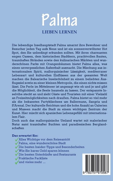 Produktbild: Palma lieben lernen: Der perfekte Reisef&uuml;hrer f&uuml;r einen unvergesslichen Aufentha