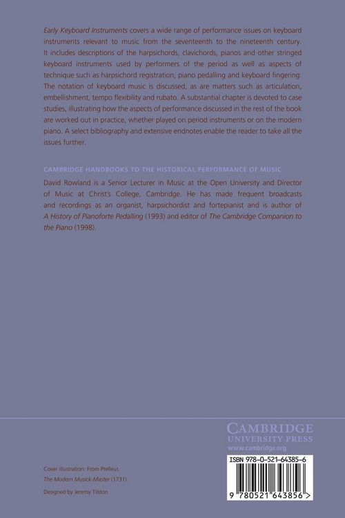 Produktbild: Early Keyboard Instruments