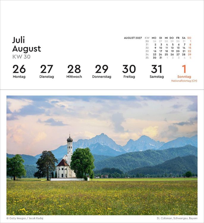 Produktbild: Deutschland - KUNTH Postkartenkalender 2027