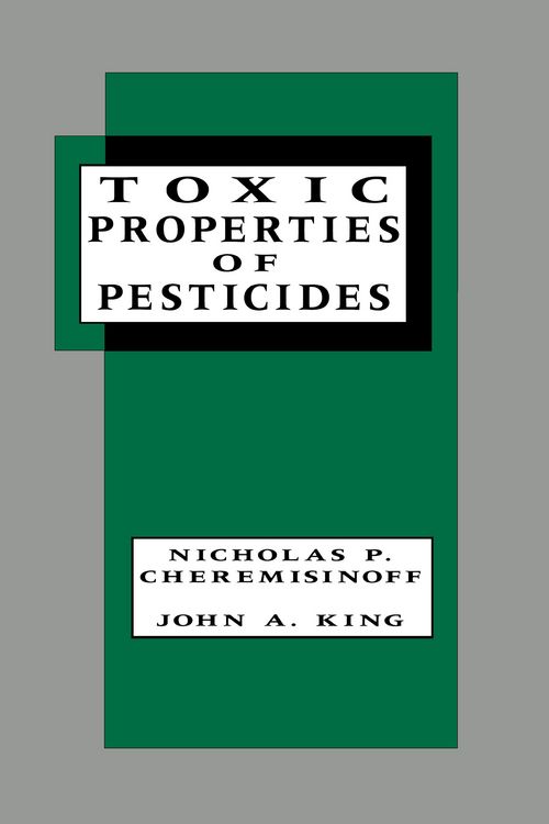 Produktbild: Toxic Properties of Pesticides