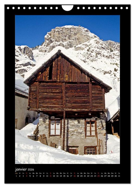 Produktbild: La vall&eacute;e de la Clar&eacute;e Hautes-Alpes (Calendrier mural 2026 DIN A4 horizontal), CALVENDO calendrier mensuel