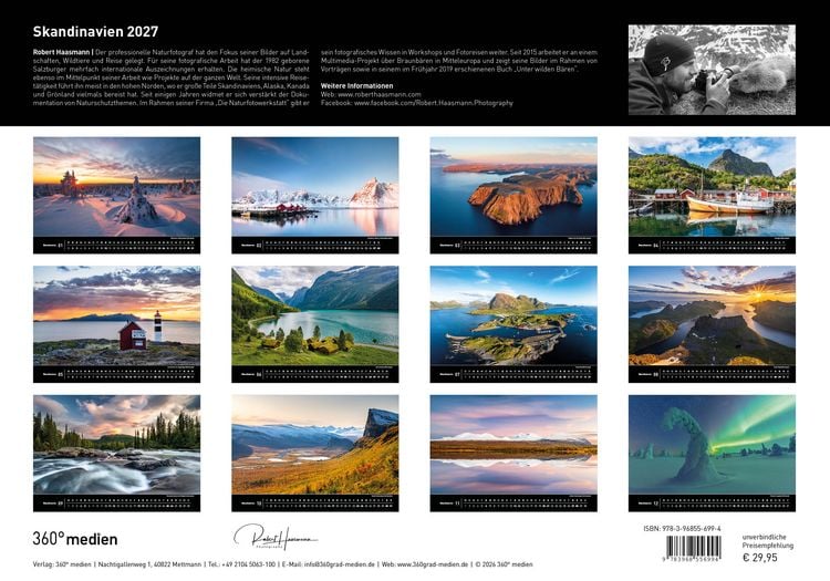 Produktbild: Skandinavien Premiumkalender 2027