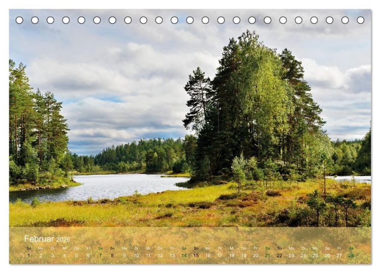 Produktbild: Traumhaftes V&auml;rmland (Tischkalender 2026 DIN A5 quer), CALVENDO Monatskalender