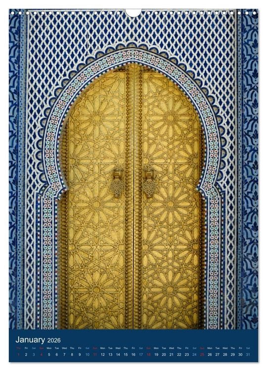 Produktbild: Oriental Doors (Wall Calendar 2026 DIN A3 portrait), CALVENDO 12 Month Wall Calendar