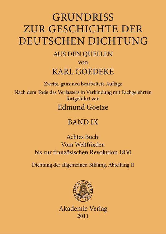 Produktbild: Achtes Buch: Vom Weltfrieden bis zur franz&ouml;sischen Revolution 1830