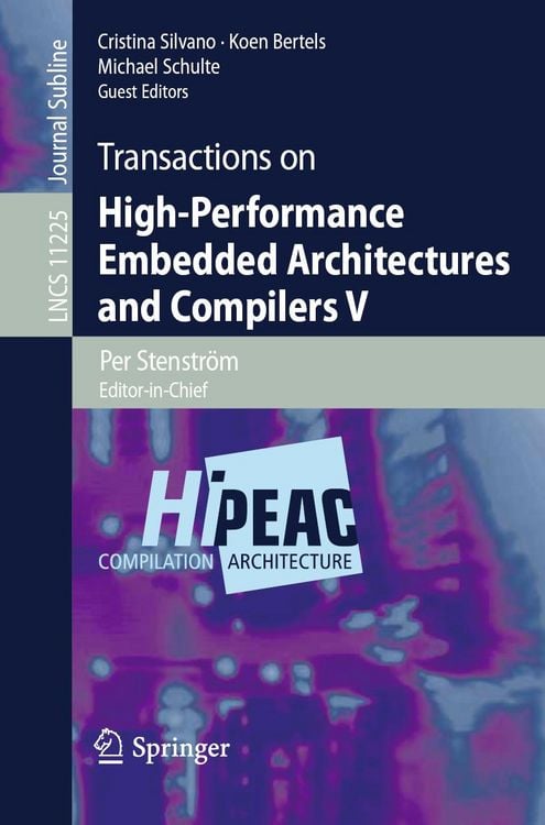 Produktbild: Transactions on High-Performance Embedded Architectures and Compilers V