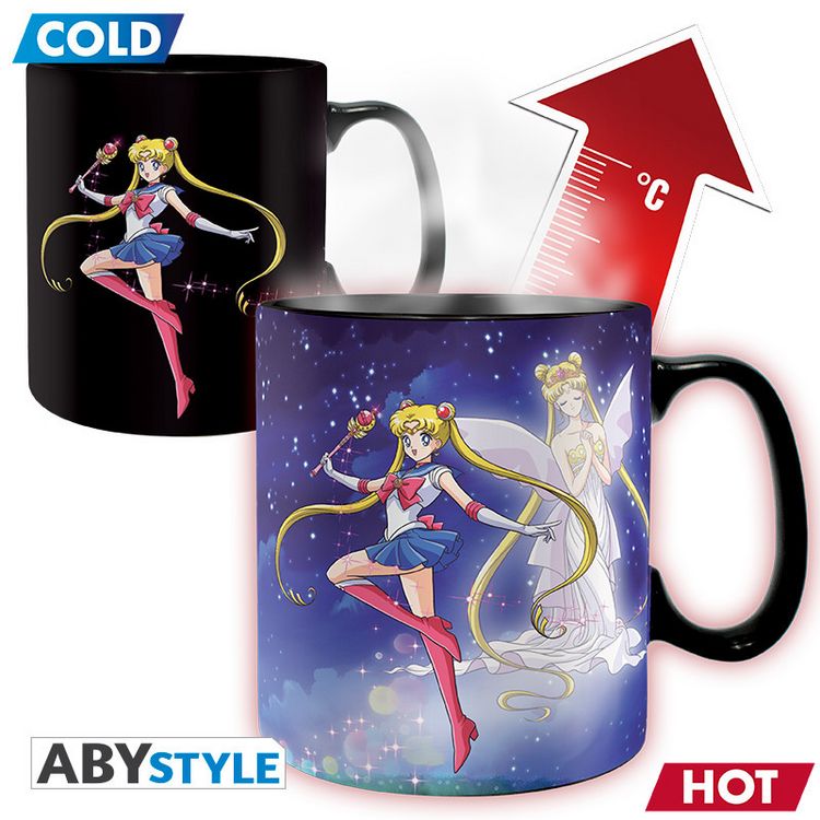 Produktbild: SAILOR MOON - Mug Heat Change- 460ml- Sailor & Chibi- cardboard