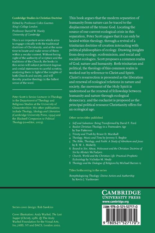 Produktbild: A Political Theology of Nature