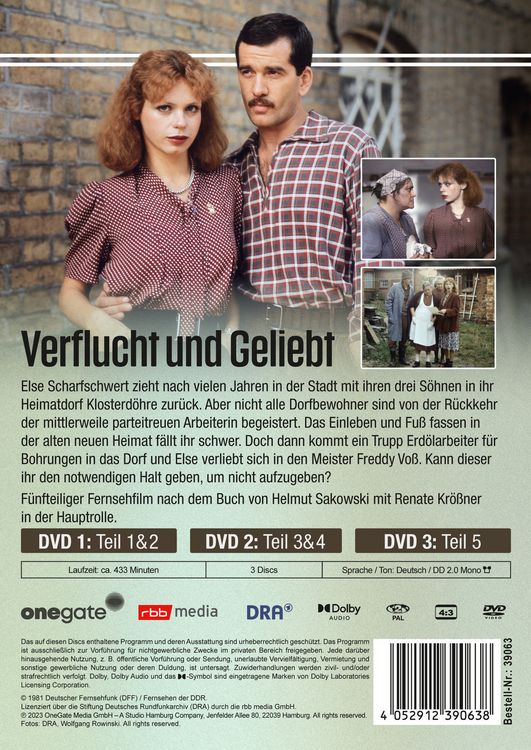 Produktbild: Verflucht und geliebt (DDR TV-Archiv) [3 DVDs]
