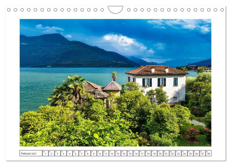 Produktbild: Traumziele am Comer See (Wandkalender 2027 DIN A4 quer), CALVENDO Monatskalender