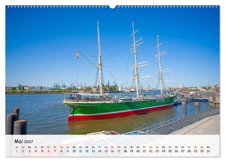 Produktbild: Hamburg - Zwischen Alster und Elbe (Wandkalender 2027 DIN A2 quer), CALVENDO Monatskalender