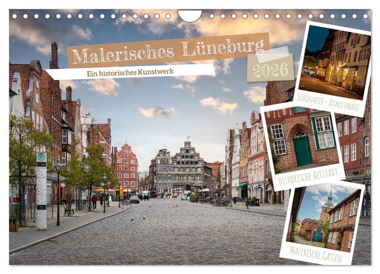 Produktbild: Malerisches L&uuml;neburg (Wandkalender 2026 DIN A4 quer), CALVENDO Monatskalender