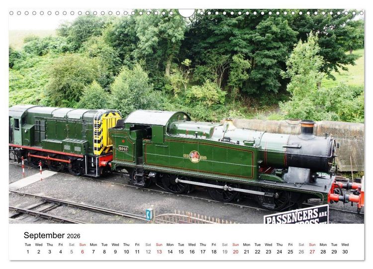Produktbild: Englands Nostalgic Trains (Wall Calendar 2026 DIN A3 landscape), CALVENDO 12 Month Wall Calendar