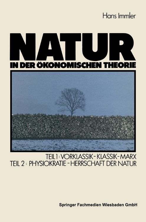 Produktbild: Natur in der &ouml;konomischen Theorie