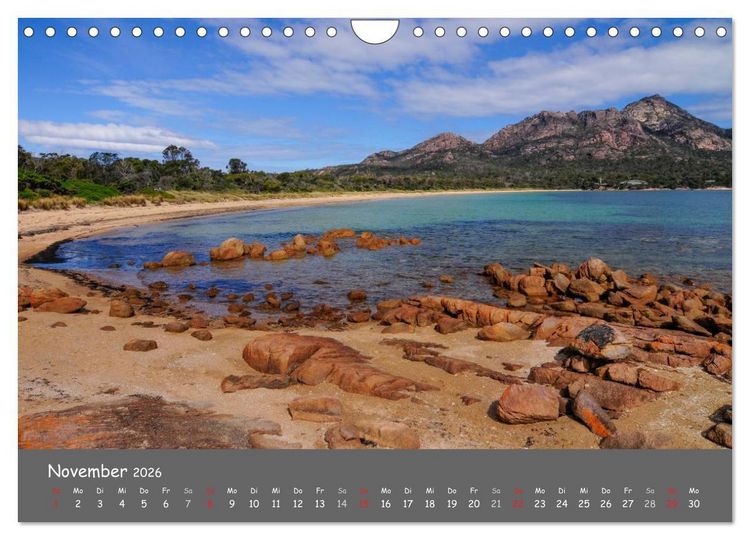 Produktbild: Naturlandschaften Tasmaniens (Wandkalender 2026 DIN A4 quer), CALVENDO Monatskalender