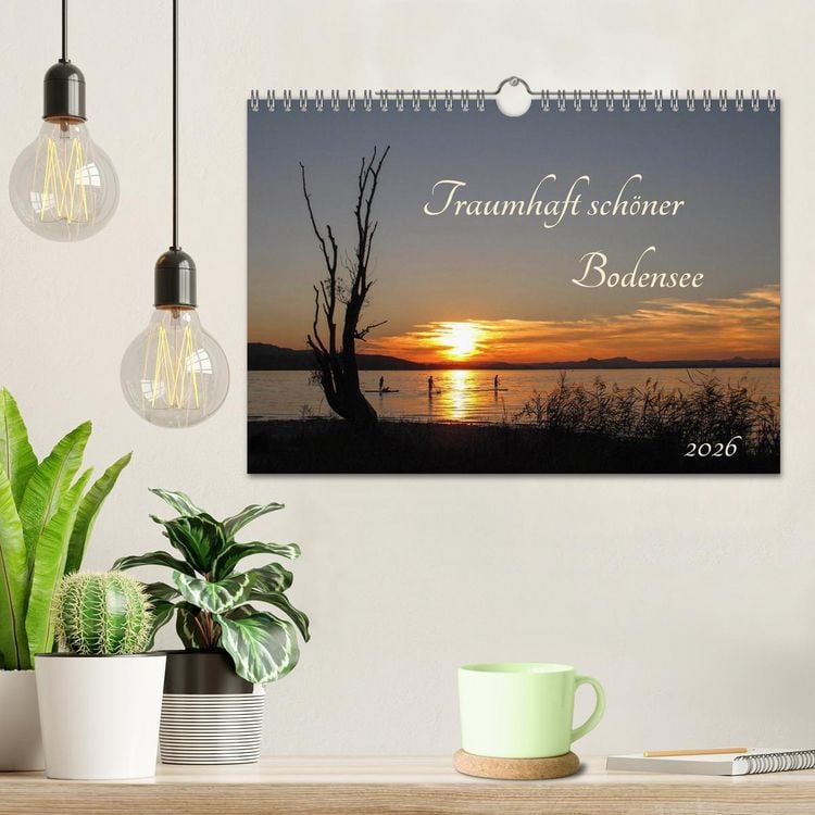 Produktbild: Traumhaft sch&ouml;ner Bodensee (Wandkalender 2026 DIN A4 quer), CALVENDO Monatskalender