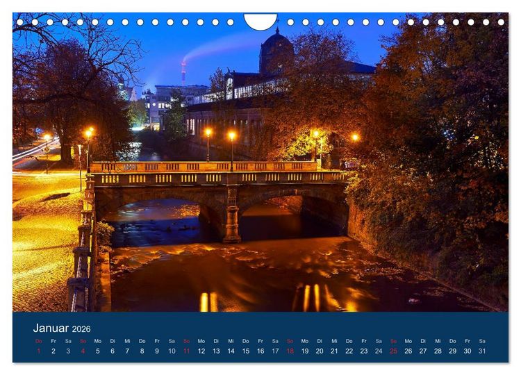 Produktbild: Chemnitz - Sachsen von seiner sch&ouml;nsten Seite (Wandkalender 2026 DIN A4 quer), CALVENDO Monatskalender