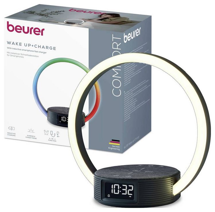 Produktbild: Beurer 10423 Elektronik Wecker Alarmzeiten 2