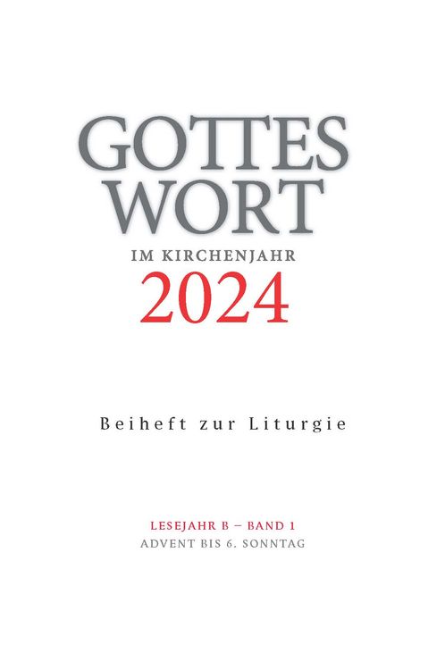 Produktbild: Gottes Wort im Kirchenjahr