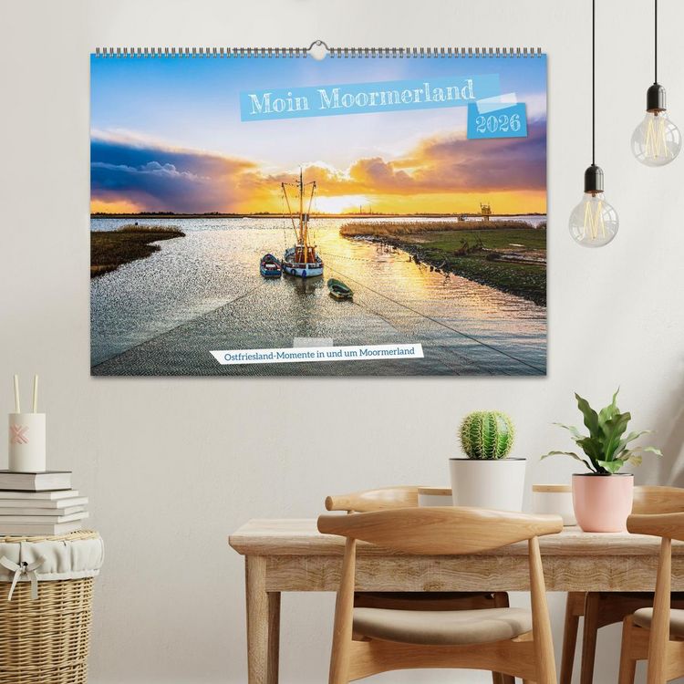 Produktbild: Moin Moormerland (Wandkalender 2026 DIN A2 quer), CALVENDO Monatskalender