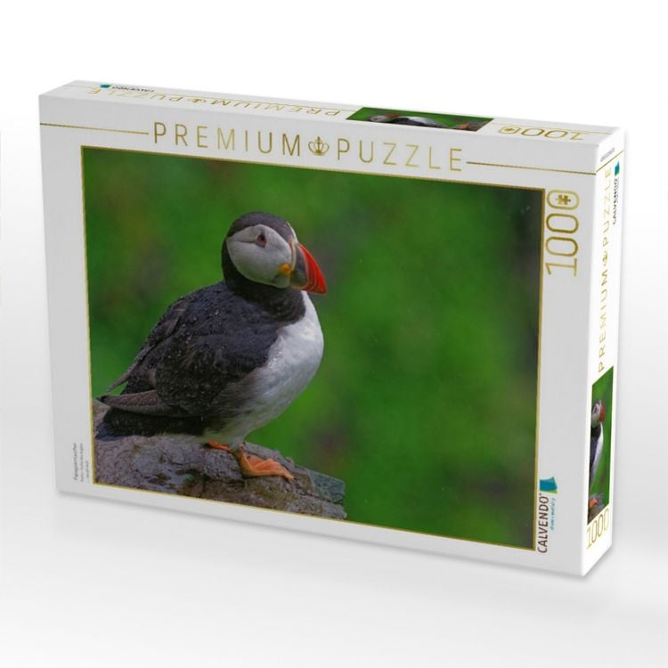 Produktbild: CALVENDO Puzzle Papageientaucher | 1000 Teile Lege-Gr&ouml;&szlig;e 64x48cm Foto-Puzzle f&uuml;r gl&uuml;ckliche Stunden