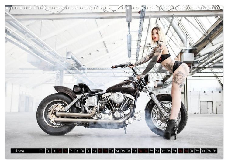 Produktbild: Motorr&auml;der & Sexy Girls (Wandkalender 2026 DIN A3 quer), CALVENDO Monatskalender