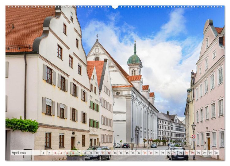 Produktbild: Dillingen an der Donau Impressionen (Wandkalender 2026 DIN A2 quer), CALVENDO Monatskalender