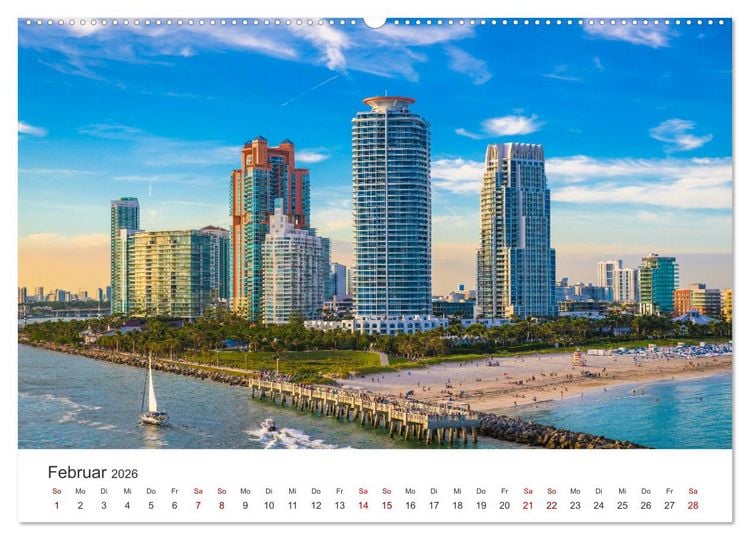 Produktbild: Florida - Eine Reise in den Sonnenscheinstaat. (Wandkalender 2026 DIN A2 quer), CALVENDO Monatskalender