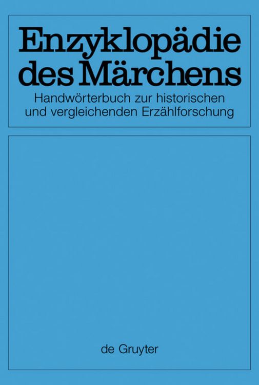 Produktbild: Enzyklop&auml;die des M&auml;rchens / [Set Enzyklop&auml;die des M&auml;rchens, Band 1-15]