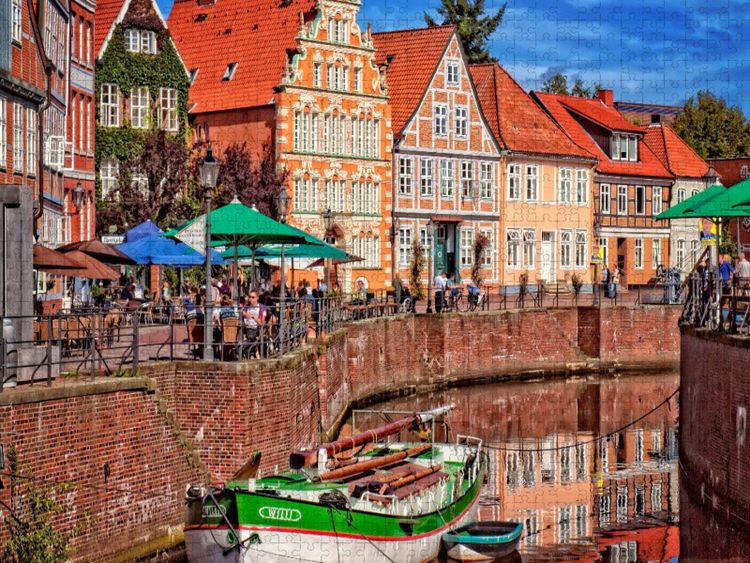 Produktbild: CALVENDO Puzzle Stade | 1000 Teile Lege-Gr&ouml;&szlig;e 64x48cm Foto-Puzzle f&uuml;r gl&uuml;ckliche Stunden