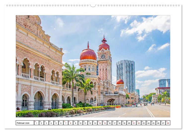 Produktbild: Kuala Lumpur - Traumreiseziel (Wandkalender 2026 DIN A2 quer), CALVENDO Monatskalender