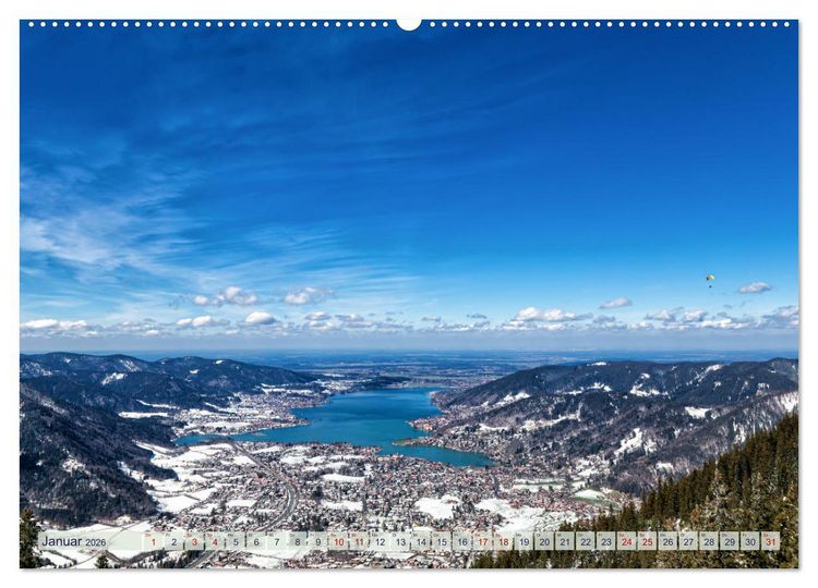 Produktbild: Malerischer Tegernsee (Wandkalender 2026 DIN A2 quer), CALVENDO Monatskalender
